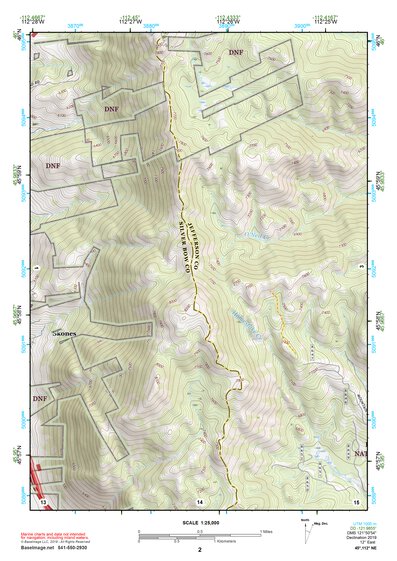 45112NE Page 2 Butte South Topo Preview 1