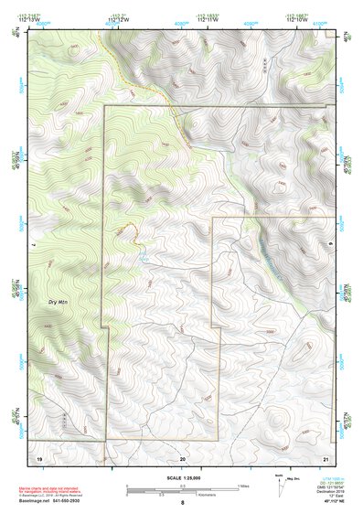 45112NE Page 8 Butte South Topo Preview 1