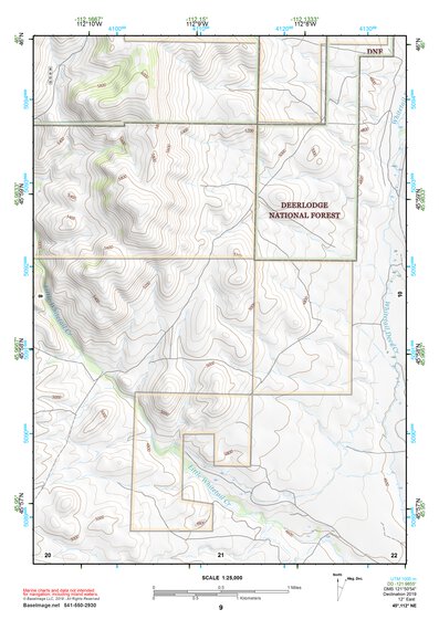 45112NE Page 9 Butte South Topo Preview 1