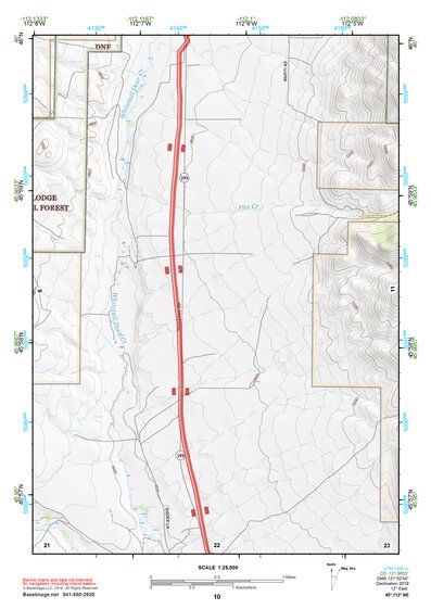 45112NE Page 10 Butte South Topo Preview 1
