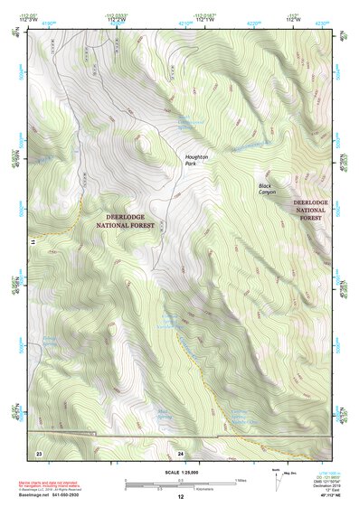 45112NE Page 12 Butte South Topo Preview 1