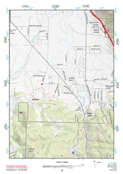 45112NE Page 13 Butte South Topo Preview 1