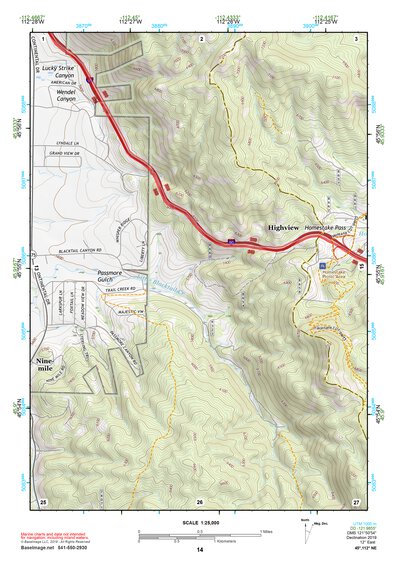45112NE Page 14 Butte South Topo Preview 1