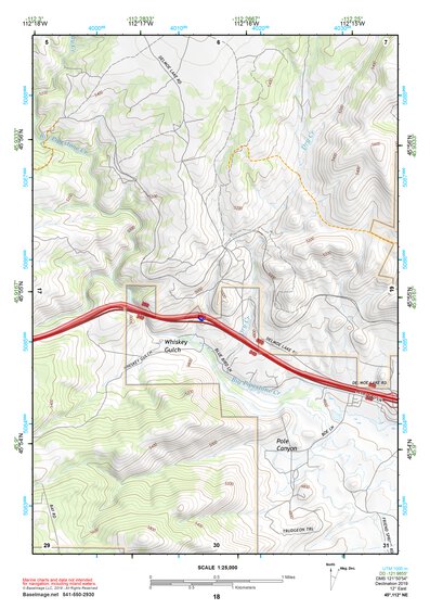 45112NE Page 18 Butte South Topo Preview 1