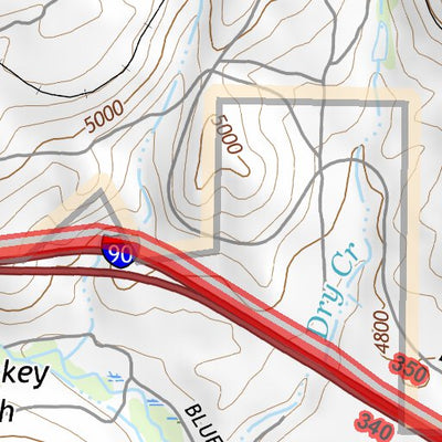 45112NE Page 18 Butte South Topo Preview 2