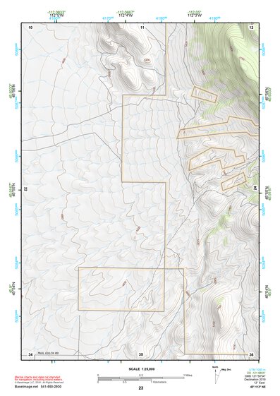 45112NE Page 23 Butte South Topo Preview 1