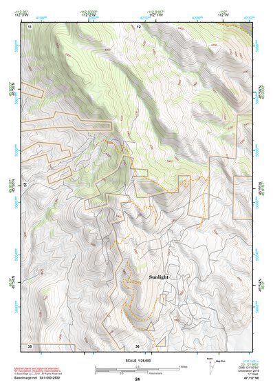 45112NE Page 24 Butte South Topo Preview 1