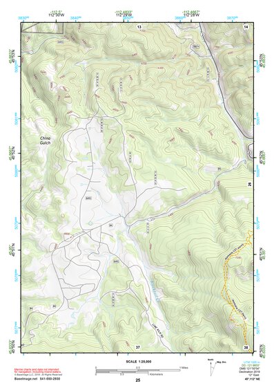 45112NE Page 25 Butte South Topo Preview 1