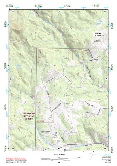 45112NE Page 28 Butte South Topo Preview 1