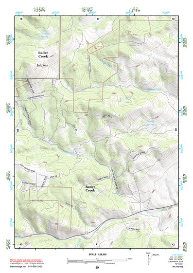 45112NE Page 29 Butte South Topo Preview 1
