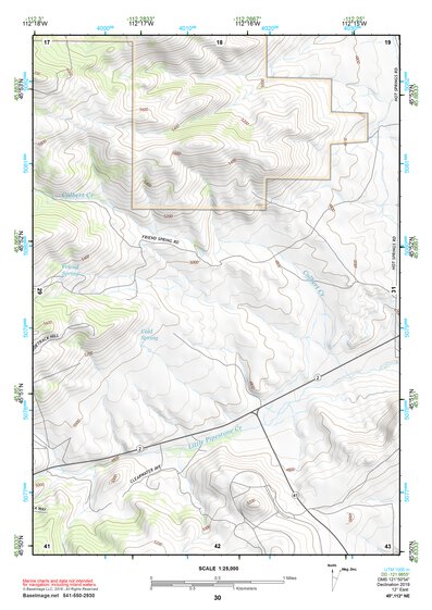 45112NE Page 30 Butte South Topo Preview 1