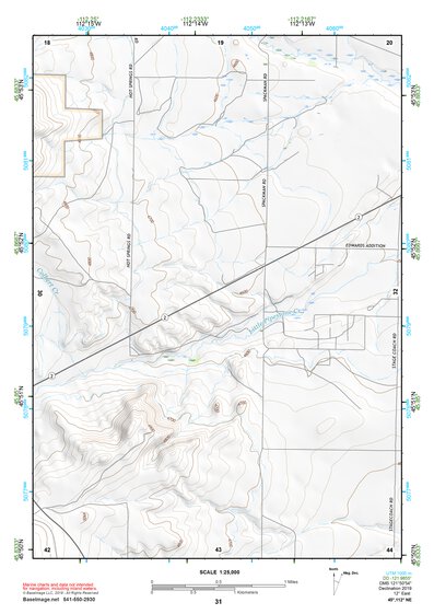 45112NE Page 31 Butte South Topo Preview 1