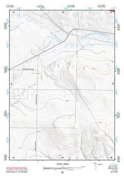 45112NE Page 32 Butte South Topo Preview 1