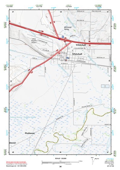 45112NE Page 34 Butte South Topo Preview 1
