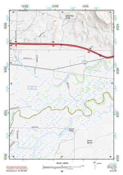 45112NE Page 35 Butte South Topo Preview 1