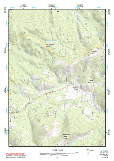 45112NE Page 37 Butte South Topo Preview 1