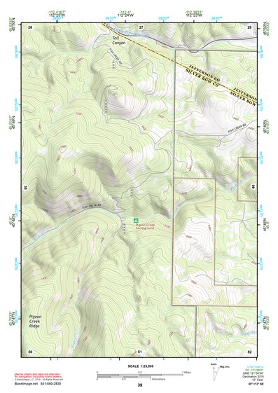 45112NE Page 39 Butte South Topo Preview 1