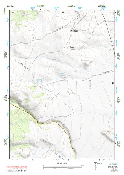 45112NE Page 42 Butte South Topo Preview 1