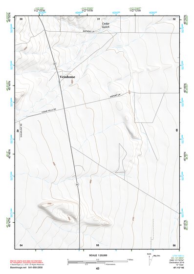45112NE Page 43 Butte South Topo Preview 1
