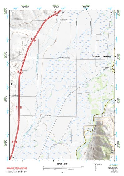 45112NE Page 45 Butte South Topo Preview 1