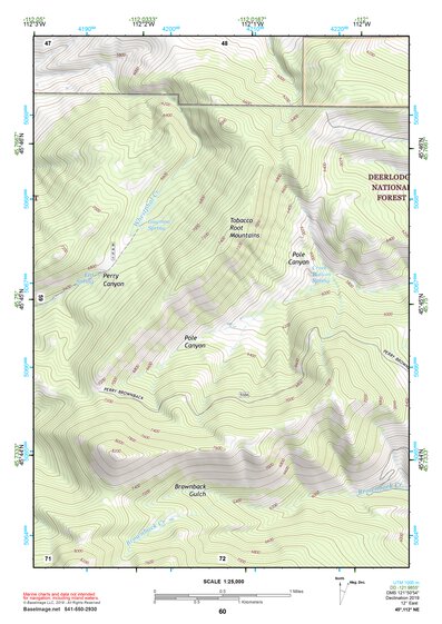 45112NE Page 60 Butte South Topo Preview 1