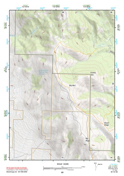 45112NE Page 61 Butte South Topo Preview 1