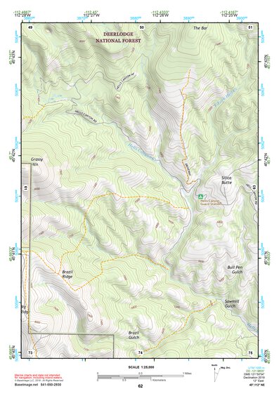 45112NE Page 62 Butte South Topo Preview 1