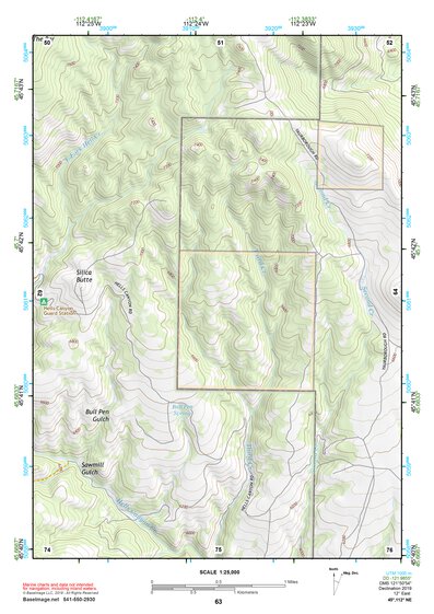 45112NE Page 63 Butte South Topo Preview 1