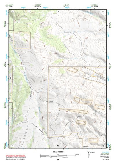 45112NE Page 64 Butte South Topo Preview 1