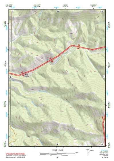 45112NE Page 70 Butte South Topo Preview 1