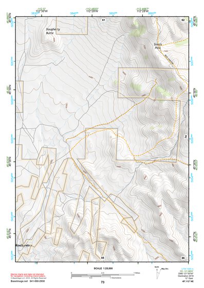 45112NE Page 73 Butte South Topo Preview 1