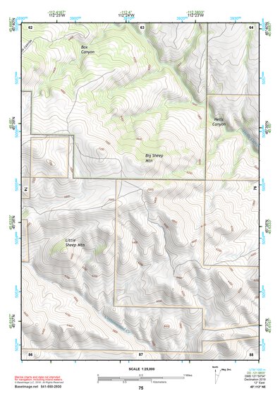 45112NE Page 75 Butte South Topo Preview 1
