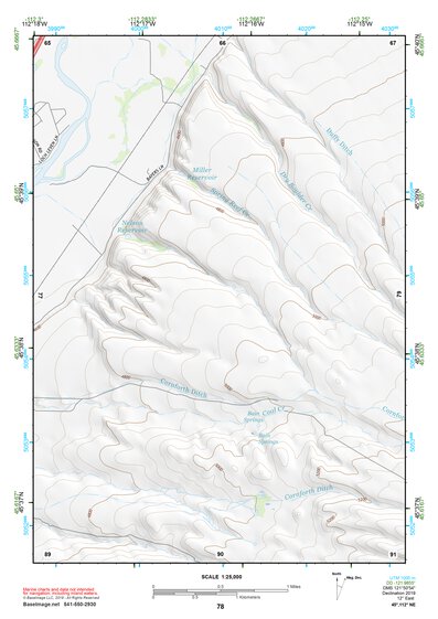 45112NE Page 78 Butte South Topo Preview 1
