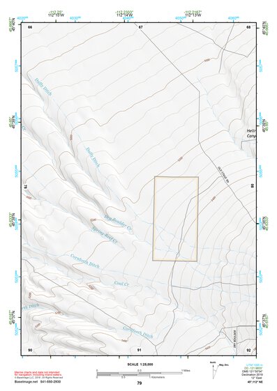 45112NE Page 79 Butte South Topo Preview 1