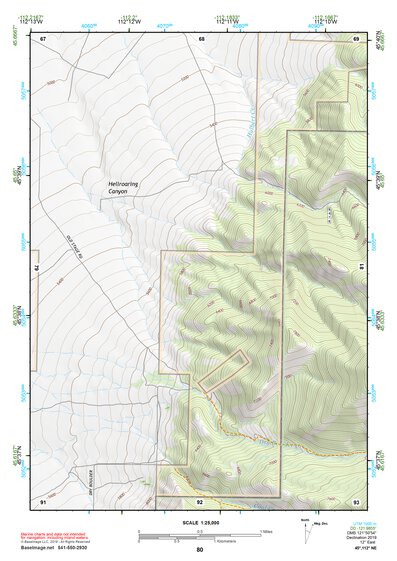 45112NE Page 80 Butte South Topo Preview 1