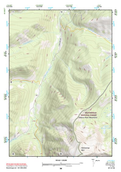 45112NE Page 84 Butte South Topo Preview 1