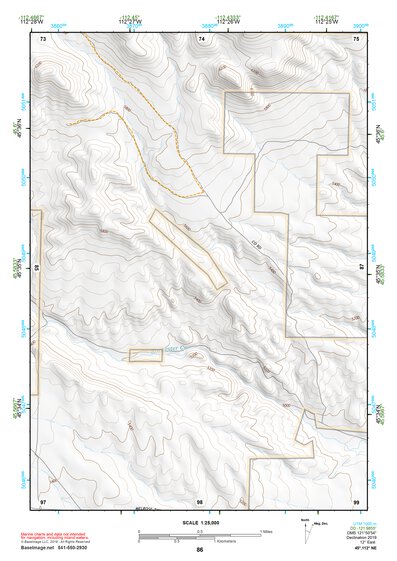 45112NE Page 86 Butte South Topo Preview 1