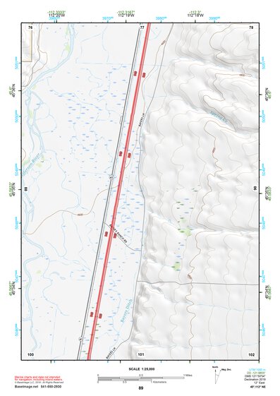 45112NE Page 89 Butte South Topo Preview 1