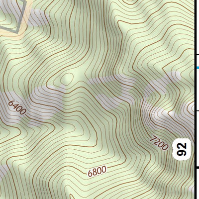 45112NE Page 91 Butte South Topo Preview 3