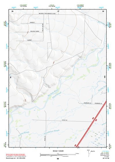 45112NE Page 99 Butte South Topo Preview 1