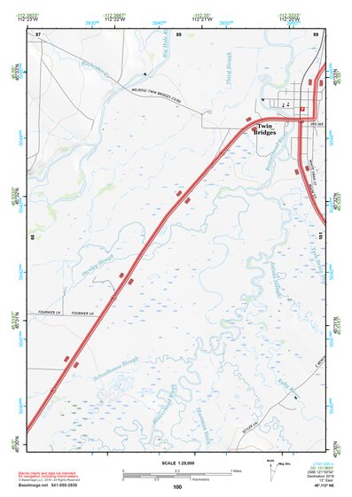 45112NE Page 100 Butte South Topo Preview 1