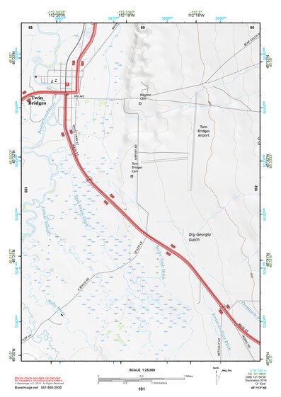 45112NE Page 101 Butte South Topo Preview 1
