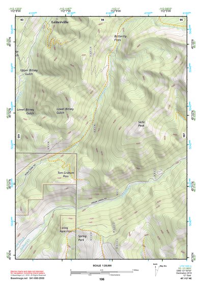 45112NE Page 106 Butte South Topo Preview 1