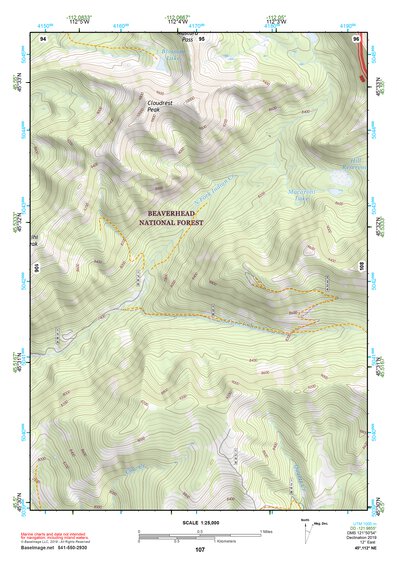 45112NE Page 107 Butte South Topo Preview 1