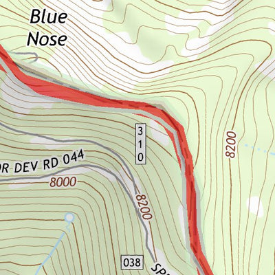 45114SE Page 4 Bighorn Crags Topo Preview 2