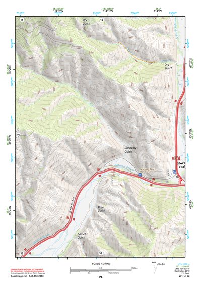 45114SE Page 24 Bighorn Crags Topo Preview 1