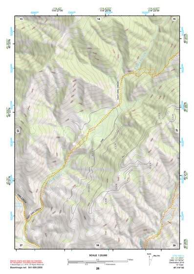 45114SE Page 26 Bighorn Crags Topo Preview 1