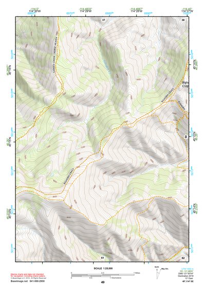 45114SE Bighorn Crags Topo Bundle Preview 1