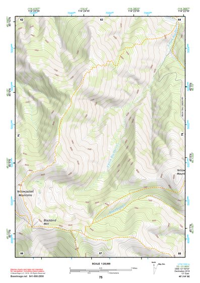 45114SE Page 75 Bighorn Crags Topo Preview 1