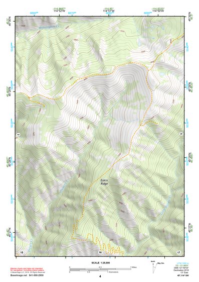 45114SW Page 4 Bighorn Crags Topo Preview 1
